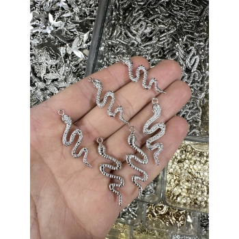 METAL GÜMÜŞ YILAN (50 gram)