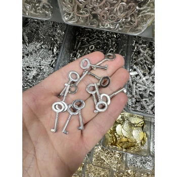 METAL GÜMÜŞ ANAHTAR (50 gram)