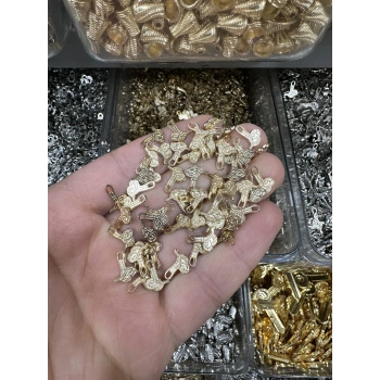 METAL SARI SALLANTI OSMANLI TUĞRASI (50 gram)