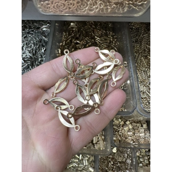 METAL SARI DUDAK ÇİFT KULPLU (50 gram)