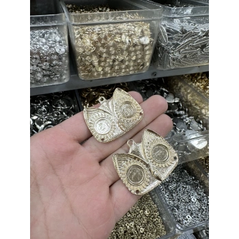 METAL SARI BAYKUŞ GÖZÜ (50 gram)