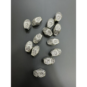 ESKİTME GÜMÜŞ BONCUK (500 gram - 100 adet)