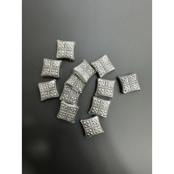 ESKİTME GÜMÜŞ BONCUK (500 gram - 145 adet)