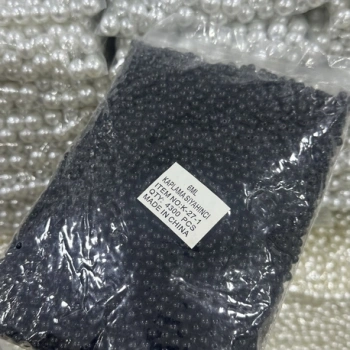 6mm siyah lüx inci (500 gr)