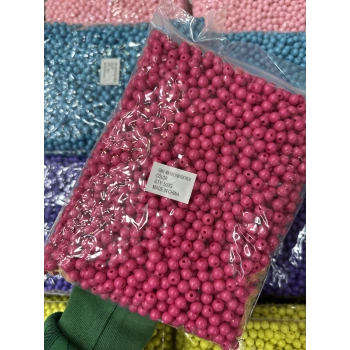 8 mm Renkli Akrilik Boncuk (500 gram)