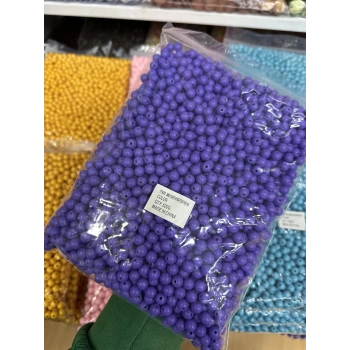 8 mm Renkli Akrilik Boncuk (500 gram)