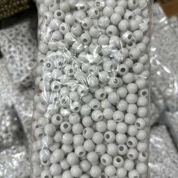 Akrilik Beyaz Boncuk (500 gr)