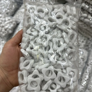 Akrilik Beyaz Boncuk (500 gr)