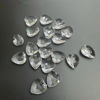 Akrilik Şeffaf Kalp (500 gr)