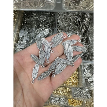 METAL GÜMÜŞ YAPRAK (50 gram)