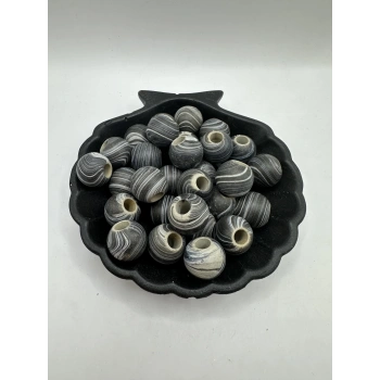 20 mm geniş delikli plastik boncuk