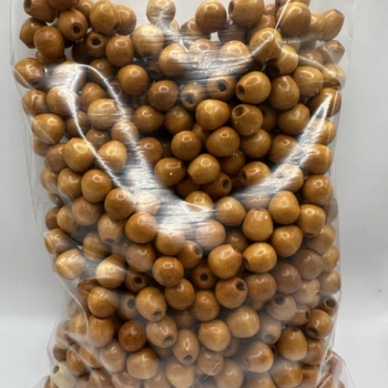Tahta boncuk (tek delik) (250 gr)