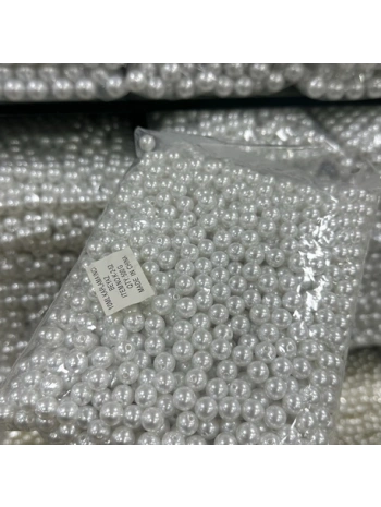 10 mm beyaz lüx inci (500 gr)
