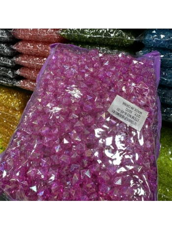 10 mm janjanlı küp çanta boncuğu (500 gr)