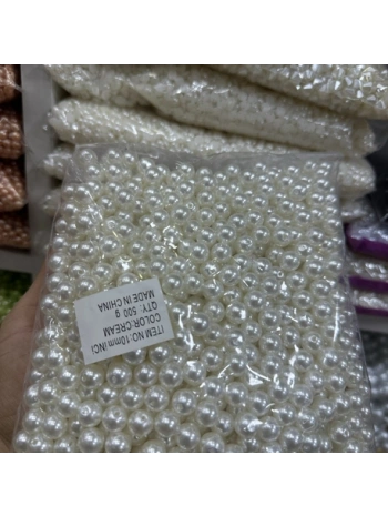 10 mm krem lüx inci (500 gr)
