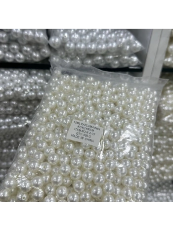 12 mm krem lüx inci (500 gr)