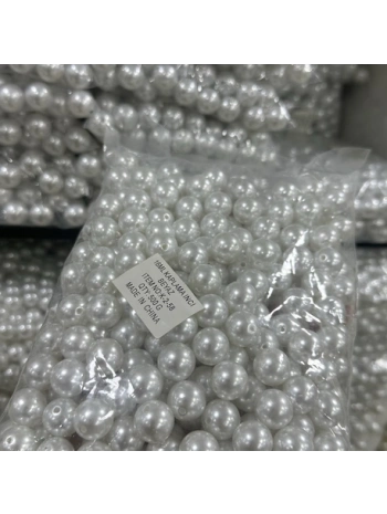 16 mm beyaz lüx inci (500 gr)