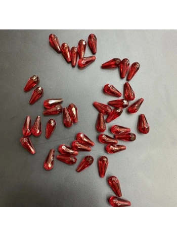 2 cm kırmızı damla boncuk (500 gr)