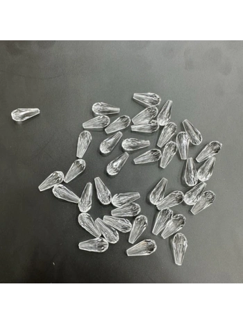 2 cm şeffaf damla boncuk (500 gr)