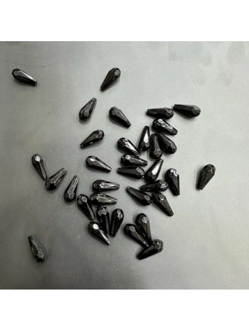 2 cm siyah damla boncuk (500 gr)