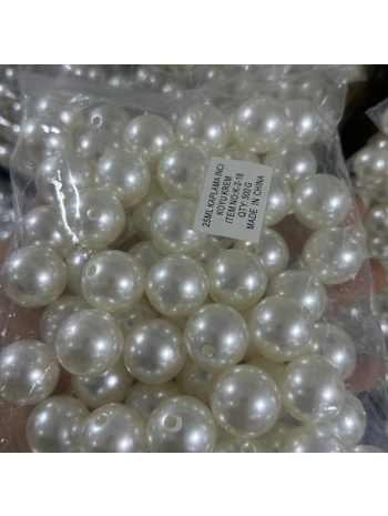 25 mm krem lüx inci (500 gr)