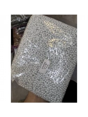 4 mm beyaz cam inci (1 kg)