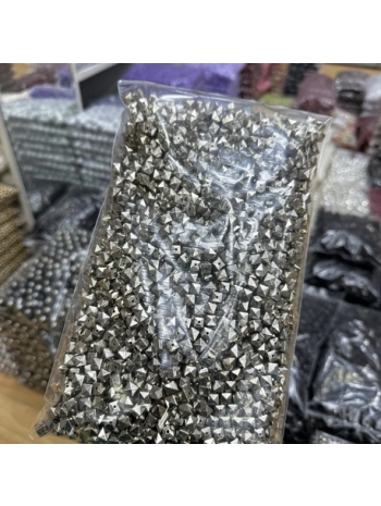 8 mm nikel küp boncuk (500 gr)