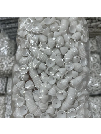 Akrilik Beyaz Boncuk (500 gr)