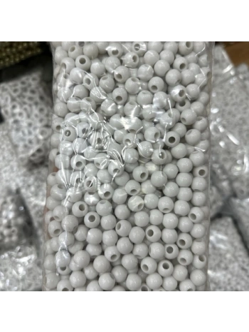 Akrilik Beyaz Boncuk (500 gr)