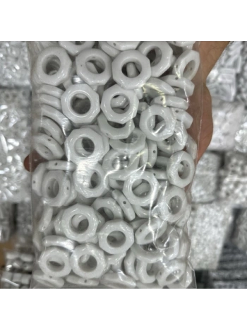 Akrilik Beyaz Boncuk (500 gr)