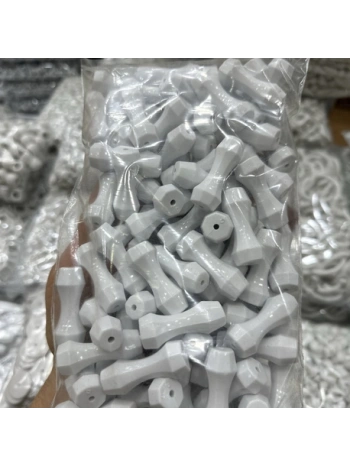 Akrilik Beyaz Boncuk (500 gr)