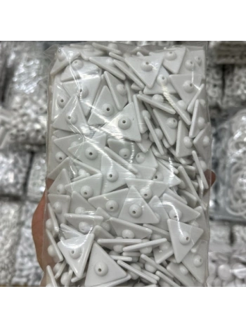 Akrilik Beyaz Boncuk (500 gr)