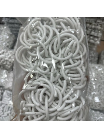 Akrilik Beyaz Boncuk (500 gr)