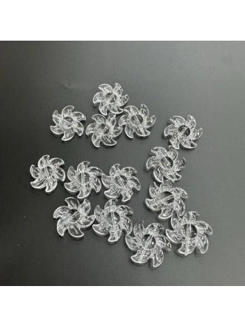 Akrilik Şeffaf Boncuk (500 gr)