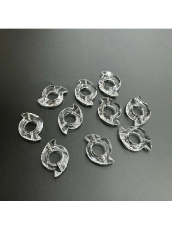 Akrilik Şeffaf Boncuk (500 gr)