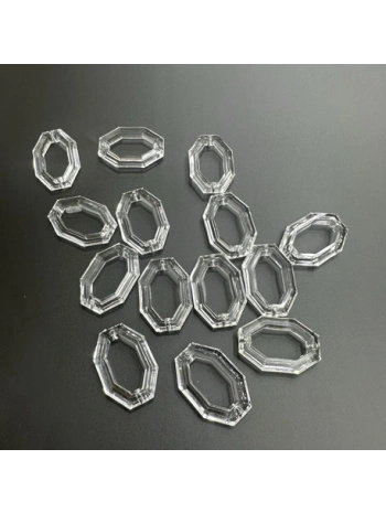 Akrilik Şeffaf Boncuk (500 gr)