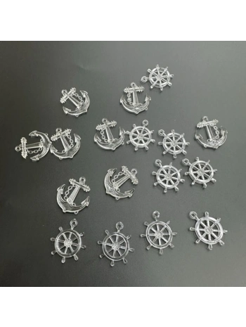 Akrilik Şeffaf Boncuk (500 gr)