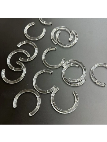 Akrilik Şeffaf Boncuk (500 gr)