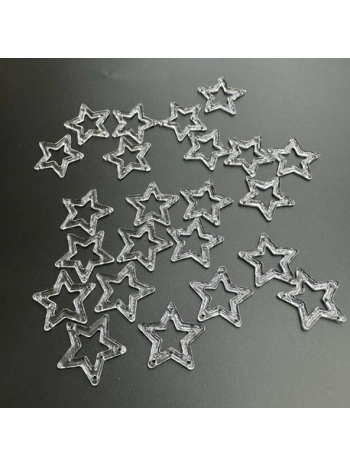 Akrilik Şeffaf Boncuk (500 gr)