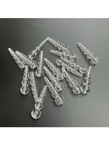 Akrilik Şeffaf Boncuk (500 gr)