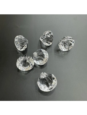 Akrilik Şeffaf Boncuk (500 gr)