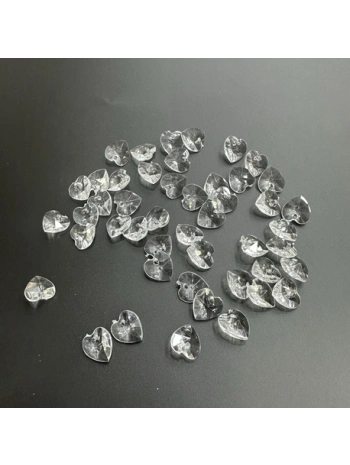 Akrilik Şeffaf Kalp (500 gr)