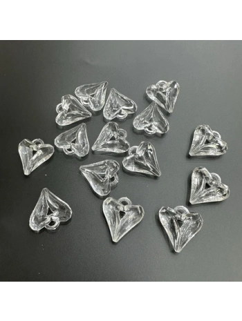 Akrilik Şeffaf Kalp (500 gr)