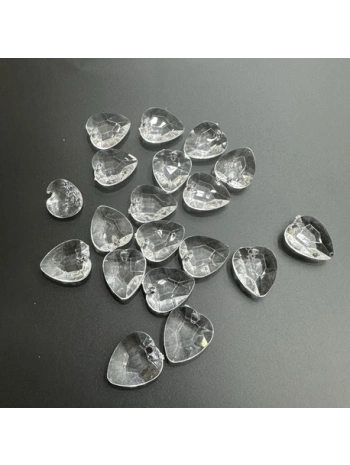 Akrilik Şeffaf Kalp (500 gr)