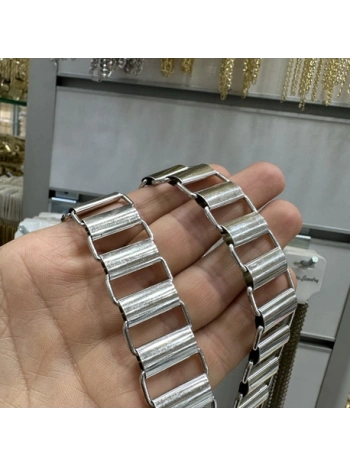 RODYUM KAPLAMA ZİNCİR 1 METRE