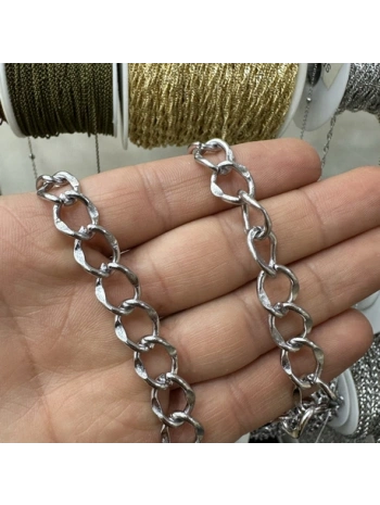 RODYUM KAPLAMA ZİNCİR 1 METRE