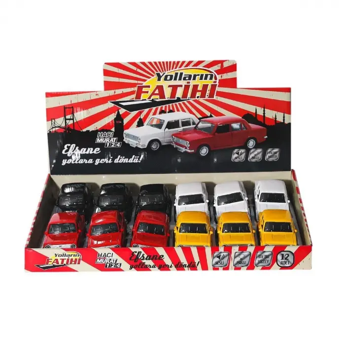 003-BRL16 Metal Çek Bırak Murat Araba  - 1 Adet Stokta Olan Gönderilir