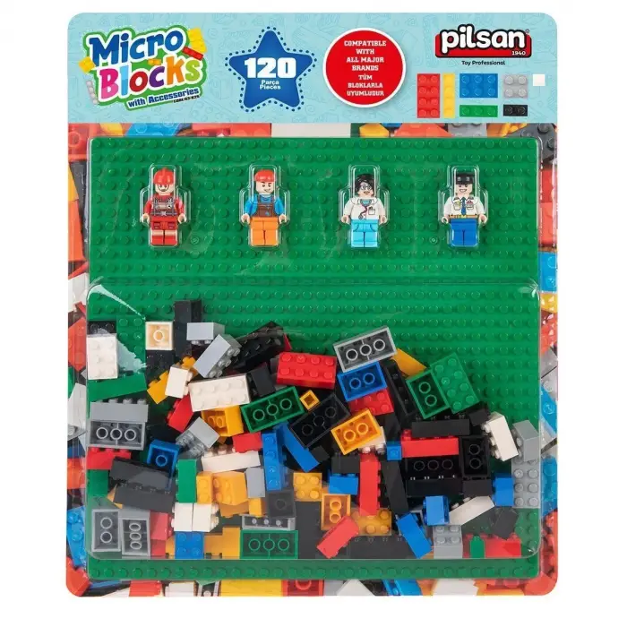 03 625 Pilsan Micro Bloklar 120 Parça - PİLS.03625 - Stokta Olan Model Gönderilir