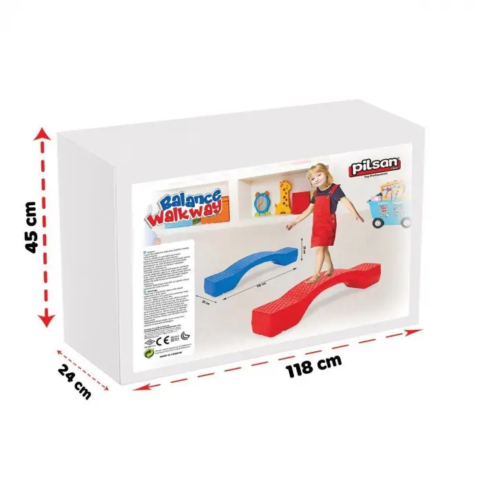 03 709K Denge Yürüme Yolu Kırmızı -Pilsan Oyuncak