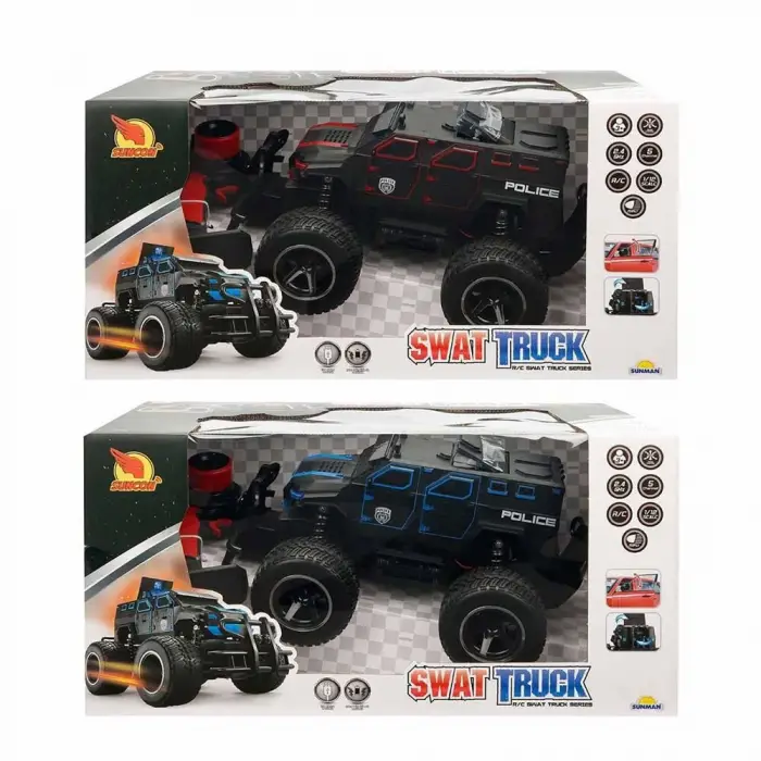 1/12 POLİS PANZER 5KANAL 2.4 ŞARZ/SES